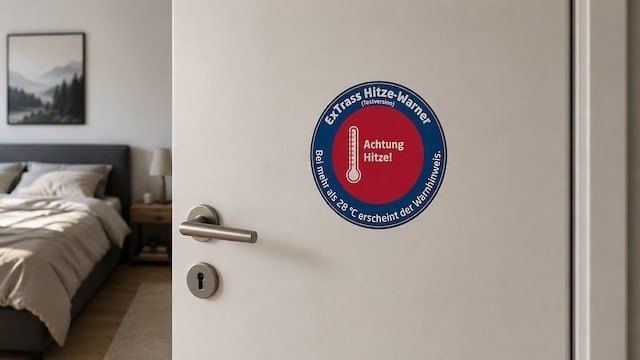 В Германии разработали светящиеся наклейки для борьбы с жарой