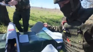 Кадры работы расчётов БПЛА «Ланцет» на разных участках фронта