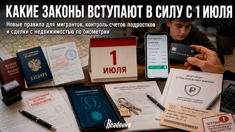 Основные изменения в российском законодательстве с 1 июля