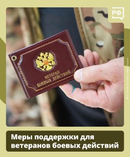 О мерах государственной поддержки 2 млн ветеранов боевых действий в России