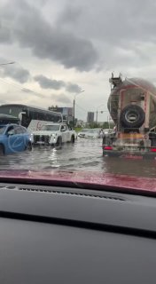 Мурино затопило после мощного ливня