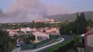 Крупный лесной пожар на юге Франции охватил более 4,6 тыс. га