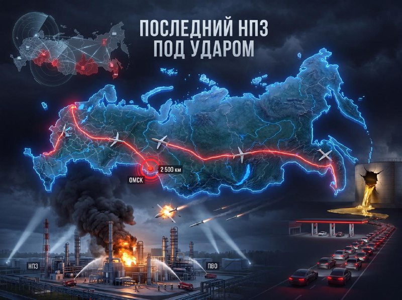 Атака дронов ВСУ на Омский НПЗ и вопросы к работе ПВО