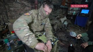 Военкор Лана Иден показала работу операторов БПЛА на передовой