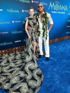 Дуэйн Джонсон на премьере фильма «Моана» в Лос-Анджелесе