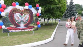 В Росгвардии ко Дню семьи, любви и верности открыли новую спортивную площадку