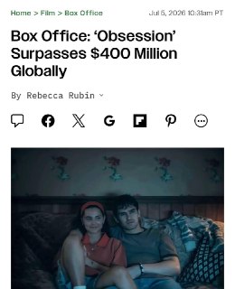 Хоррор «Обсессия» стал самым кассовым фильмом в истории среди малобюджетного кино