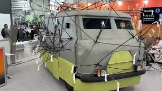 В Казани представили УАЗ с уникальной композитной бронезащитой «БаркРолл»