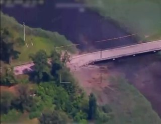 Последствия удара по мосту в Уразово Белгородской области