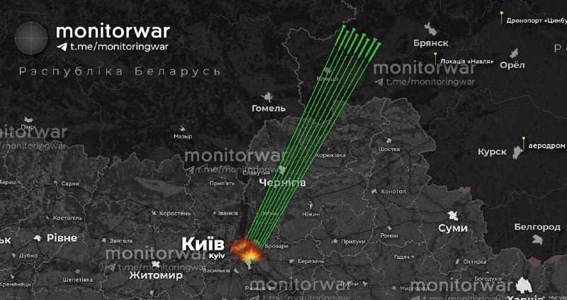 Ночной обстрел Киева: поражены предприятия по производству беспилотников