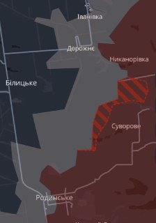 Продвижение российских войск на Добропольском направлении в районе села Затишок