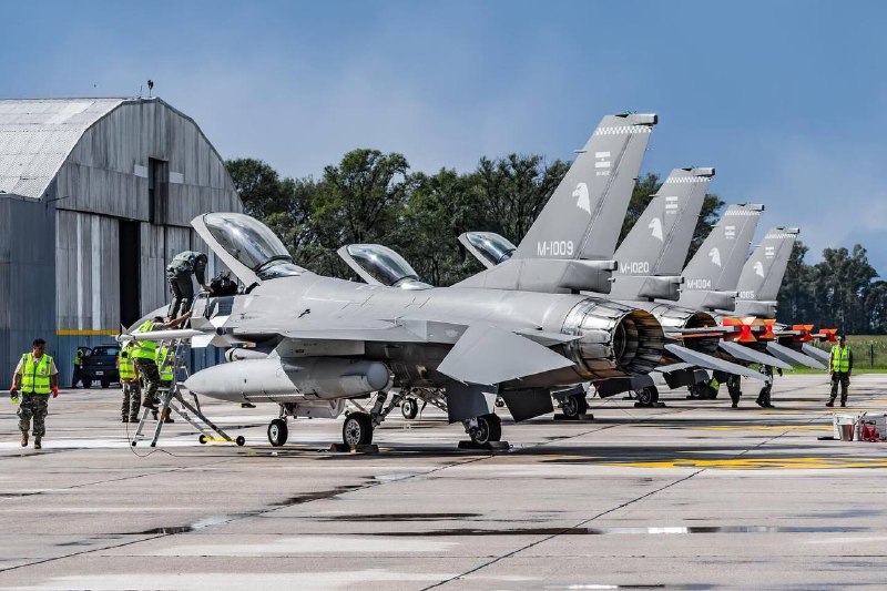 ВВС Аргентины ожидают вторую партию истребителей F-16 в сентябре