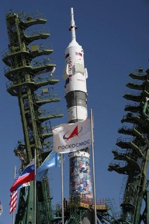 С Байконура запускают пилотируемый корабль «Союз МС-29» с международным экипажем