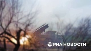 Минобороны РФ показало уничтожение резервов ВСУ в Днепропетровской области с помощью РСЗО "Град"