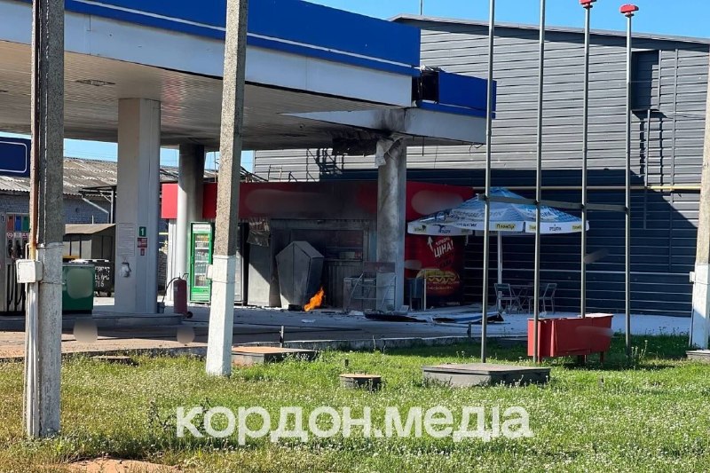 FPV-дроны ВС РФ нанесли удары по АЗС в Сумах