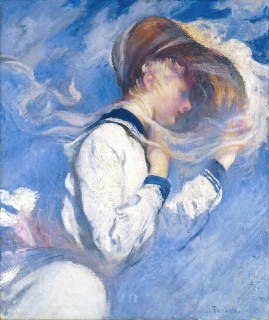 Картина Эдмунда Чарльза Тарбелла «Летний бриз» (1904)