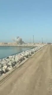 В порту Ирака потерпел крушение неопознанный БПЛА