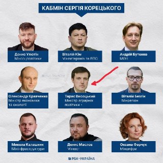 Министерство аграрной политики Украины возглавил Тарас Высоцкий