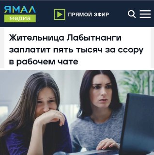 Жительница Лабытнанги заплатит пять тысяч за ссору в рабочем чате