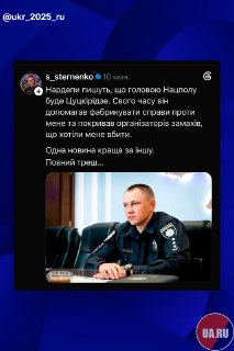 Стерненко негодует из-за возможного назначения Максима Цуцкиридзе главой Нацполиции Украины