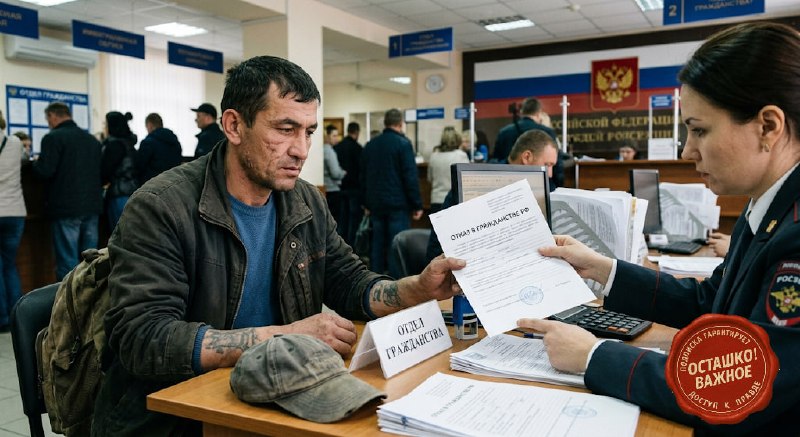 В Госдуме рассмотрят запрет на выдачу гражданства РФ мигрантам с судимостью