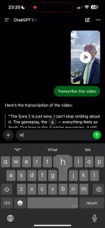 ChatGPT научился транскрибировать видео за несколько секунд.