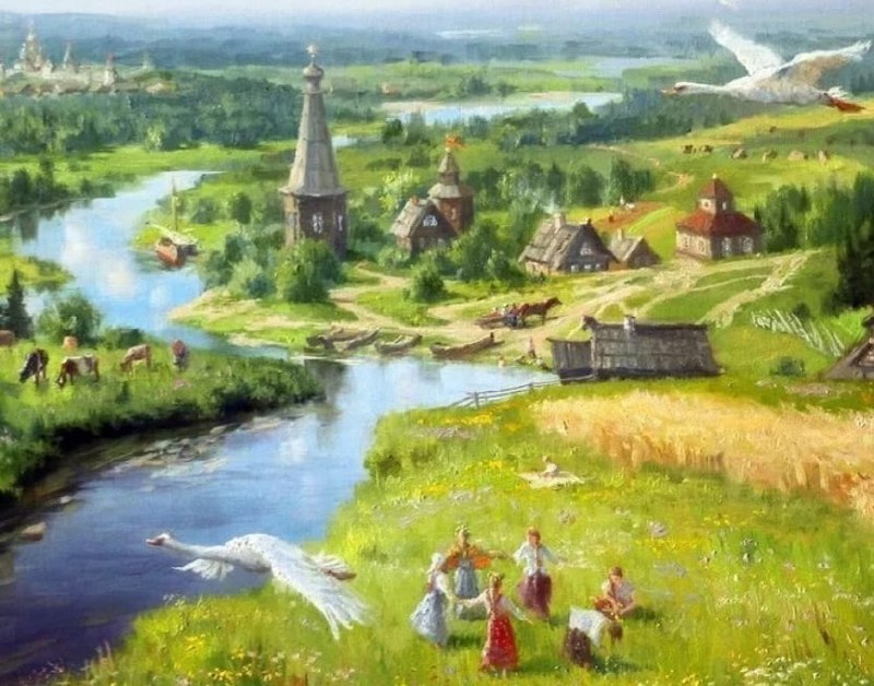 Литературный салон поделился отрывком из произведения Константина Паустовского о любви к природе России.