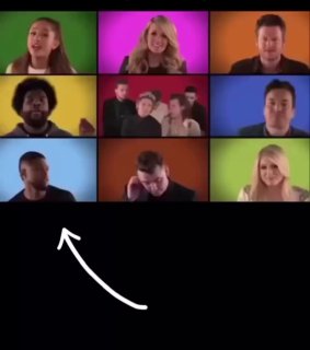 Usher оказался не там, где ожидал в клипе We Are the Champions для шоу Джимми Фэллона.