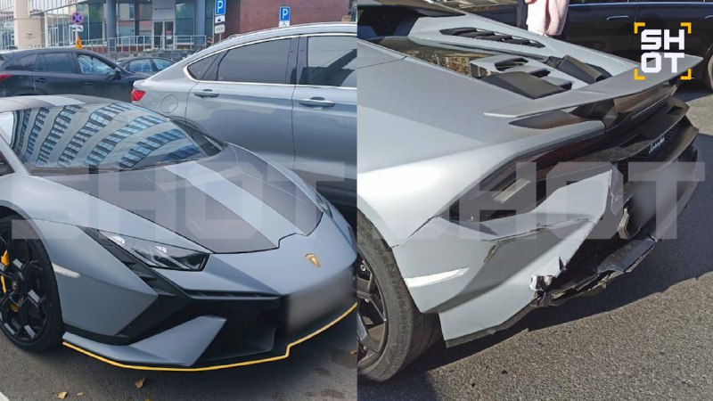 Блоггерша разбила Lamborghini за 50 млн рублей в центре Екатеринбурга, не уступив дорогу Mercedes.