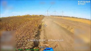 FPV-дроны группировки "Восток" уничтожили танк ВСУ в Днепропетровской области.