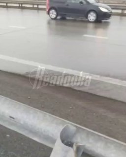 Ледяной дождь парализовал движение на трассе М-5 в Челябинской области