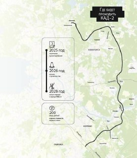 В Санкт-Петербурге началось строительство КАД-2
