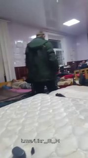 Кадры из мест содержания уклонистов в Украине