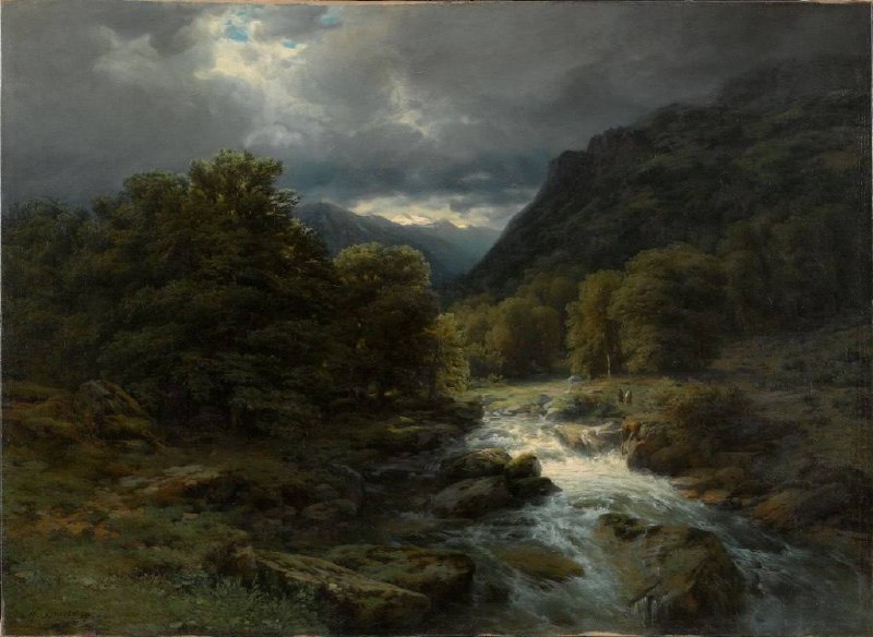 Пейзаж Михаила Эрасси представлен в канале «Русский музей»