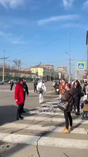 Криворожские бандеровцы требуют света, которого нет