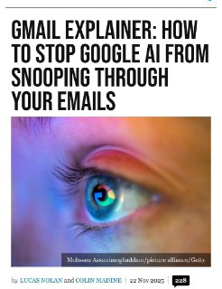 Google использует личные письма пользователей Gmail для обучения ИИ