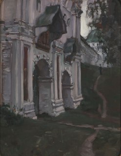 История создания картины Марии Якунчиковой-Вебер "Монастырские ворота"