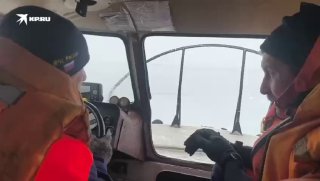 Рыбаков спасли с льдины на Новосибирском водохранилище