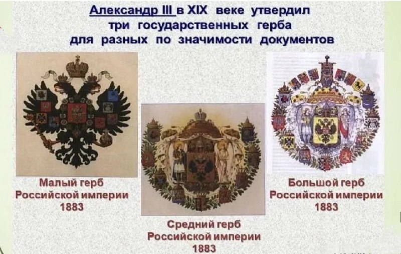История государственных гербов России