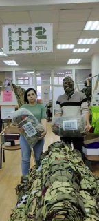 Волонтеры "Народной сети" передали масксети для подразделений