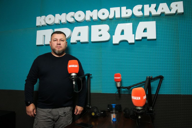 Эфир программы "Басурин отвечает!" на радио "Комсомольская правда-Новороссия"