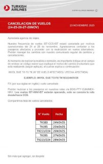 Turkish Airlines приостановила рейсы в Венесуэлу