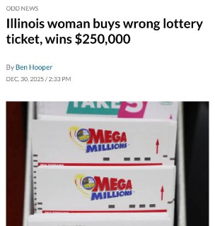 Случайный выигрыш в лотерею: женщина сорвала джекпот