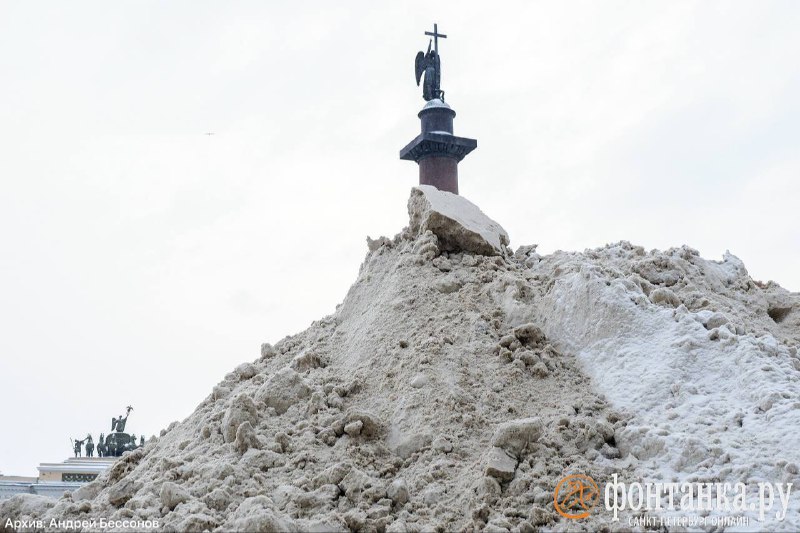 В Петербурге зафиксирован рекорд снежного покрова