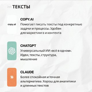Подборка нейросетей для учебы и работы