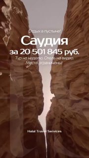 Тур в Саудовской Аравии за 20,5 миллионов рублей