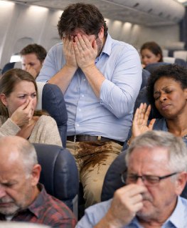 Пассажир обделался в самолете на рейсе Сочи — Питер