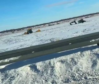 Трактора провалились под лед под Магнитогорском