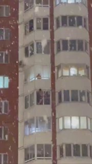 Снегопад в Москве