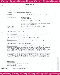 Опубликован засекреченный разговор Путина и Буша перед вторжением в Ирак